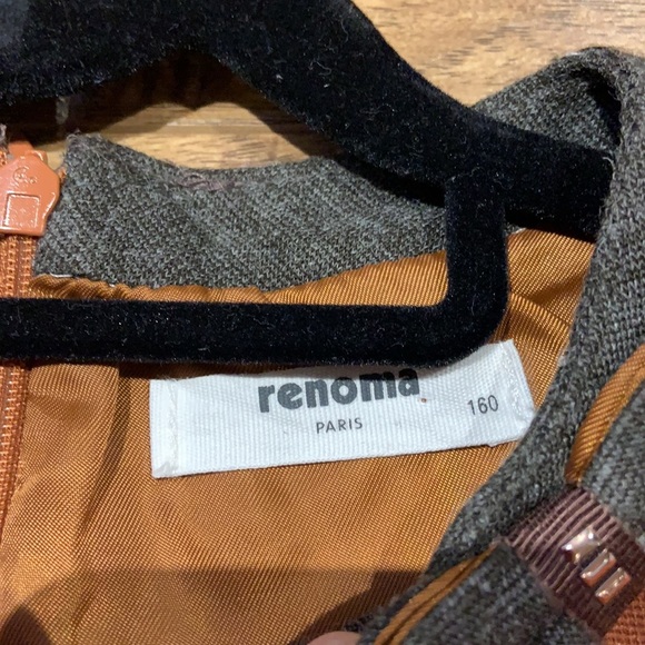 Renoma Paris midi dress in rustic fall colour - Picture 5 of 9